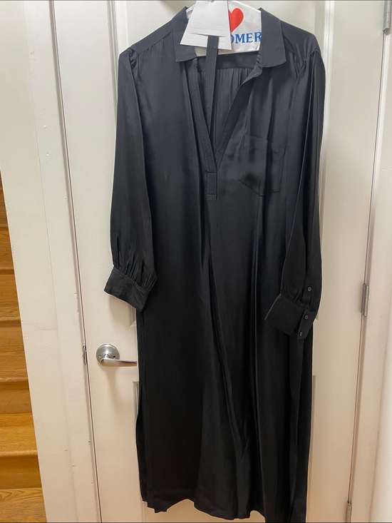 J. Crew Dresses & Skirts - J. Crew Black Maxi Shirt Dress